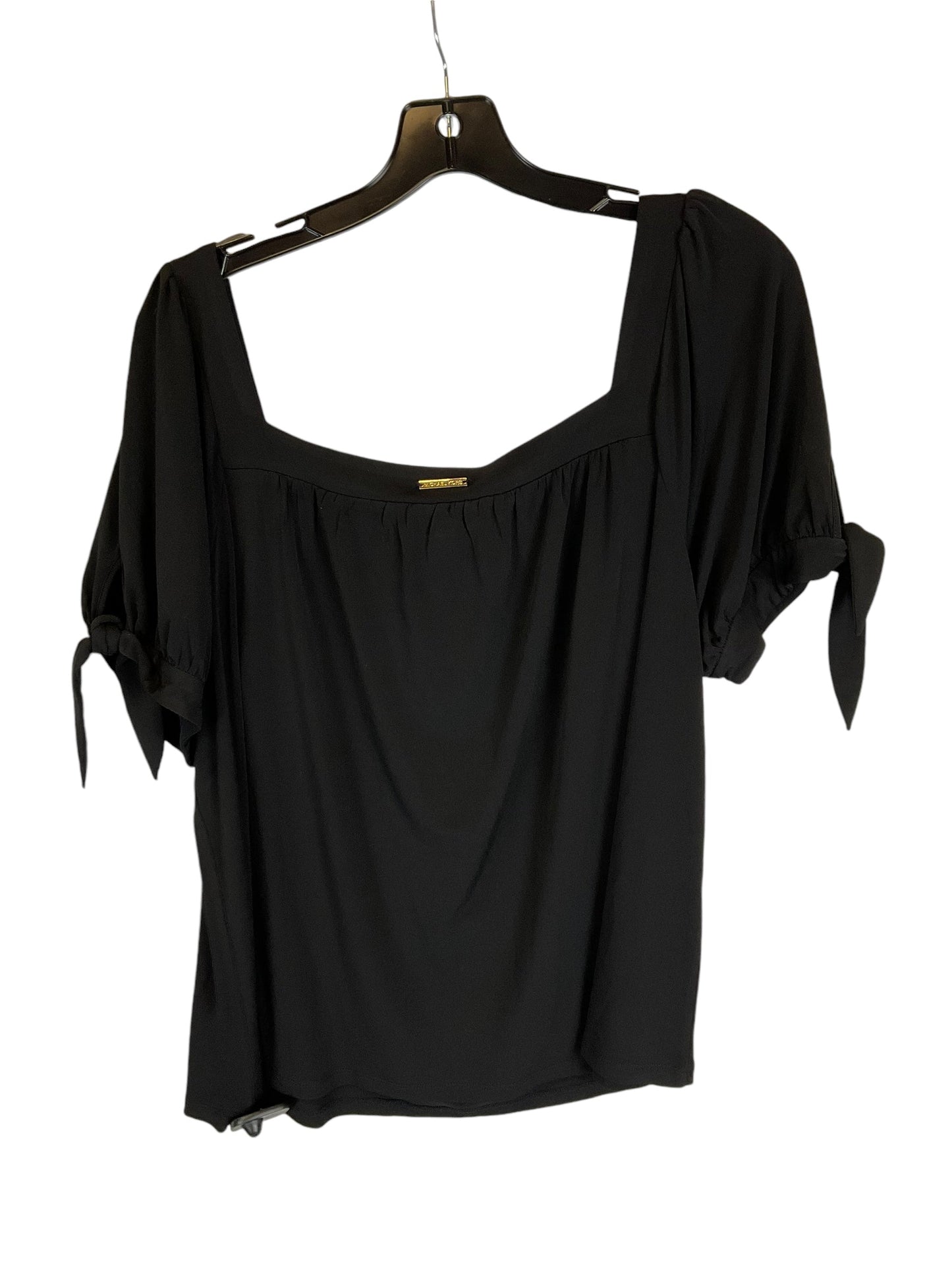 Top Short Sleeve By Michael By Michael Kors In Black, Size: Xl