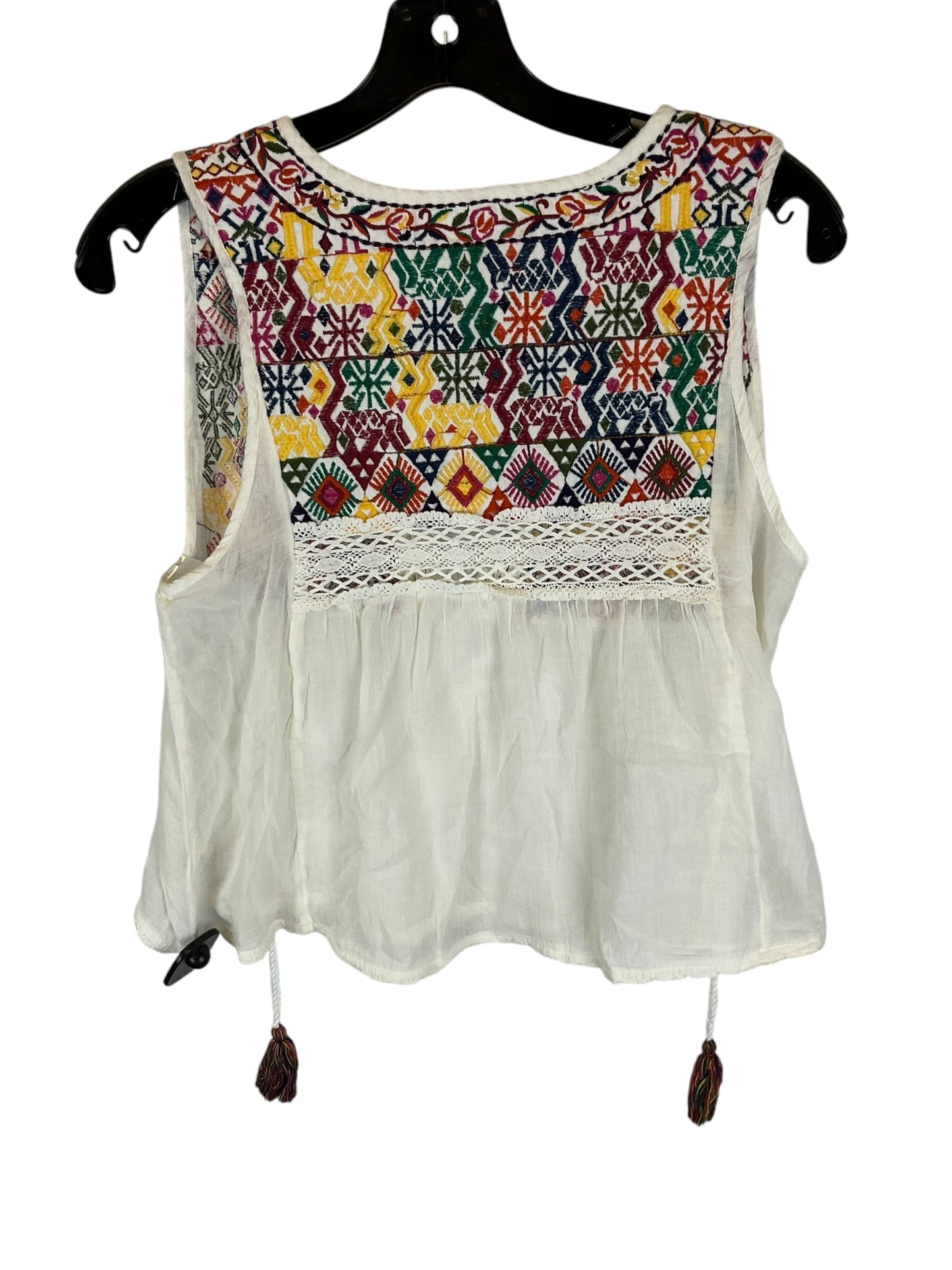 Top Sleeveless By Free People In White, Size: S