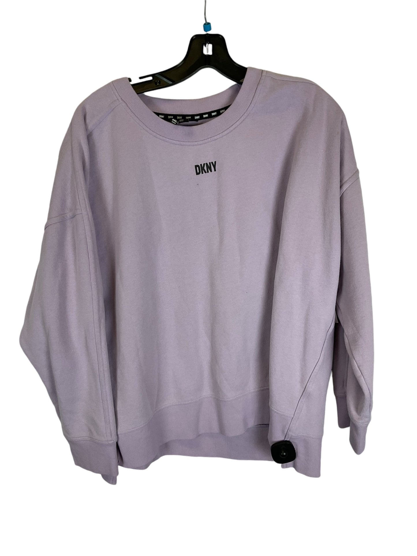 Sweatshirt Crewneck By Dkny In Purple, Size: Xxl