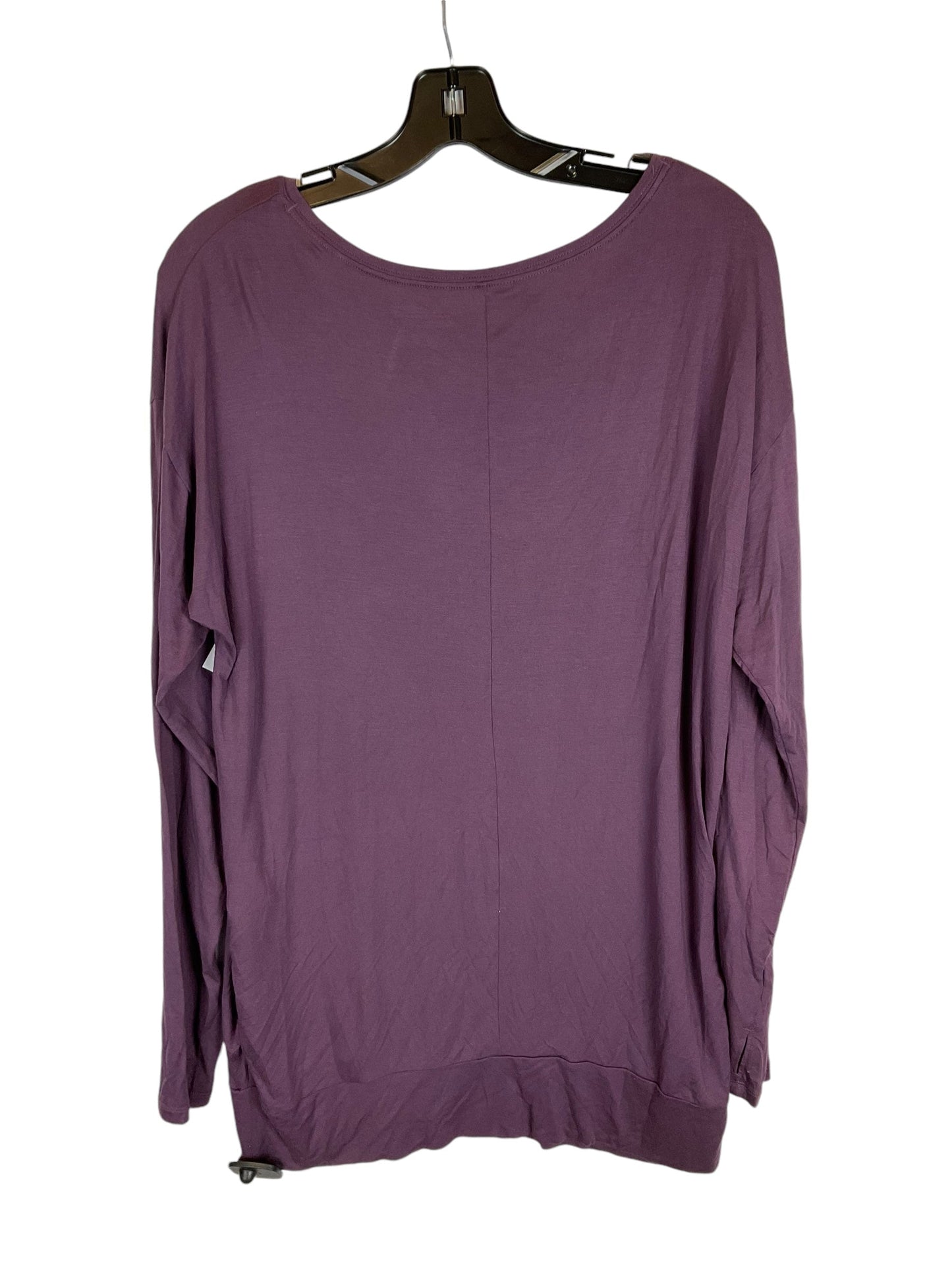 Top Long Sleeve Basic By Columbia In Purple, Size: L