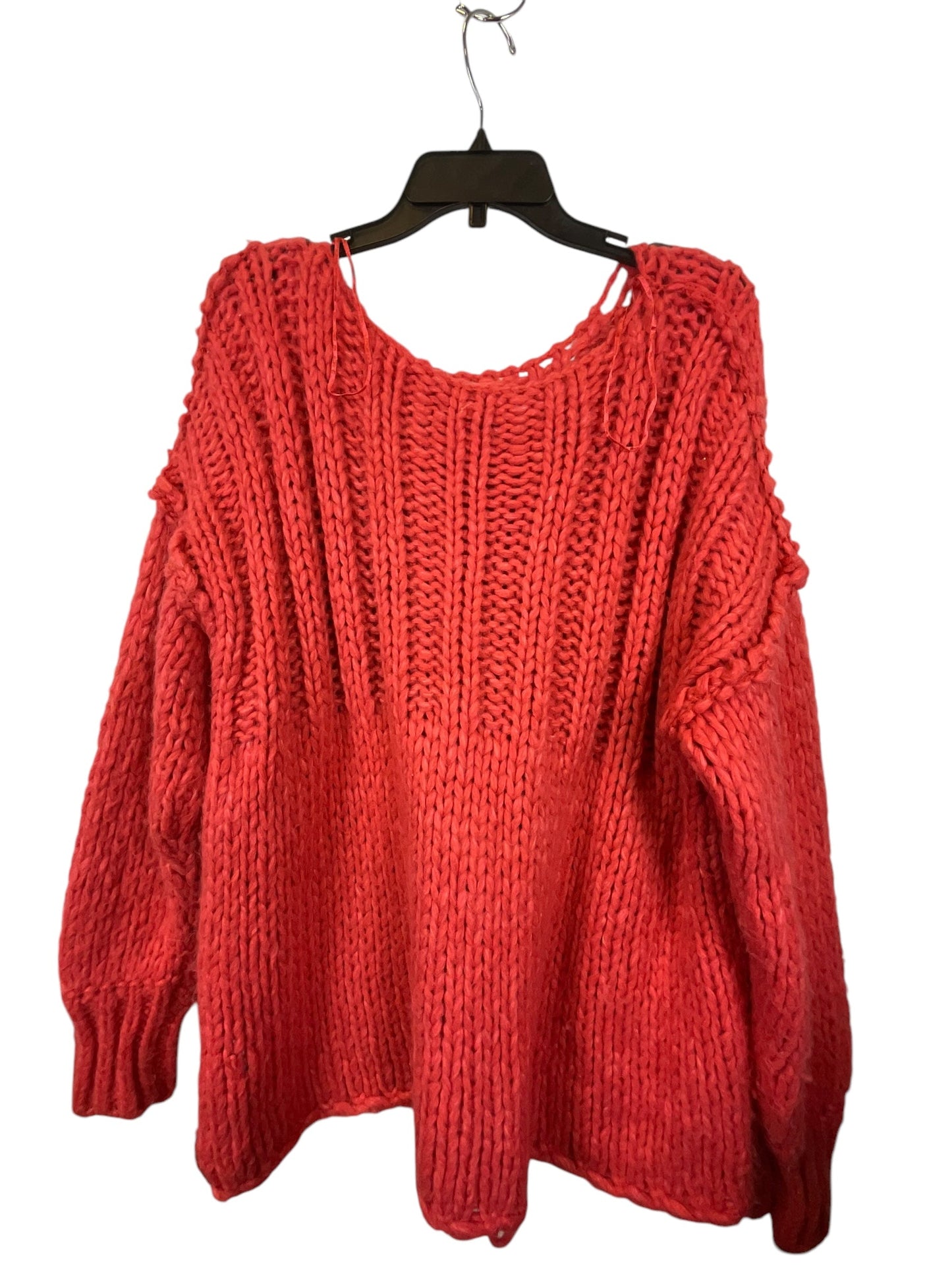 Sweater By Free People In Red, Size: S