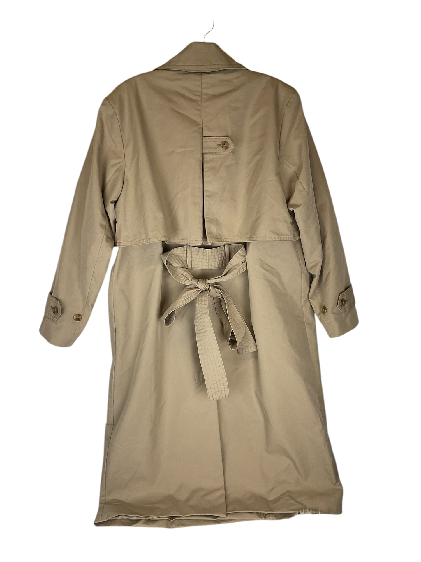 Coat Trench Coat By Banana Republic In Tan, Size: M