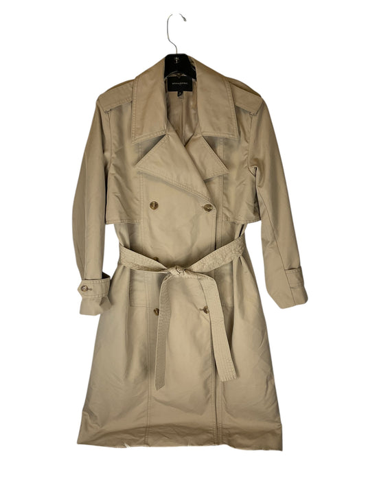 Coat Trench Coat By Banana Republic In Tan, Size: M