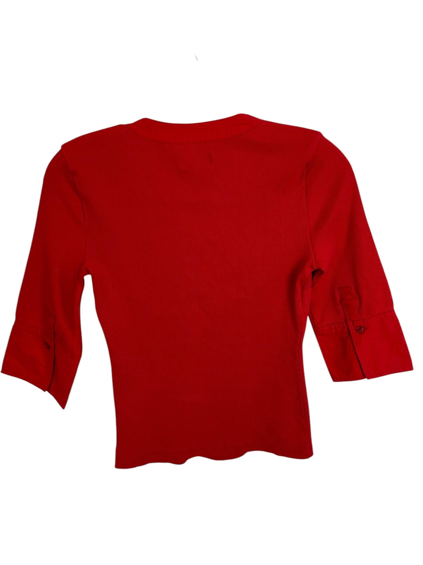 Top Long Sleeve By Maeve In Red, Size: Xs