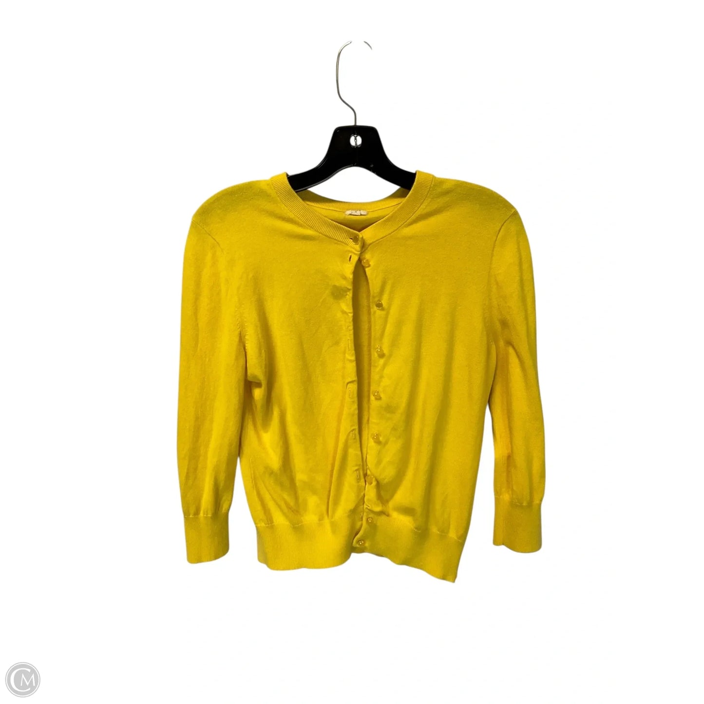 Cardigan By J. Crew In Yellow, Size: M