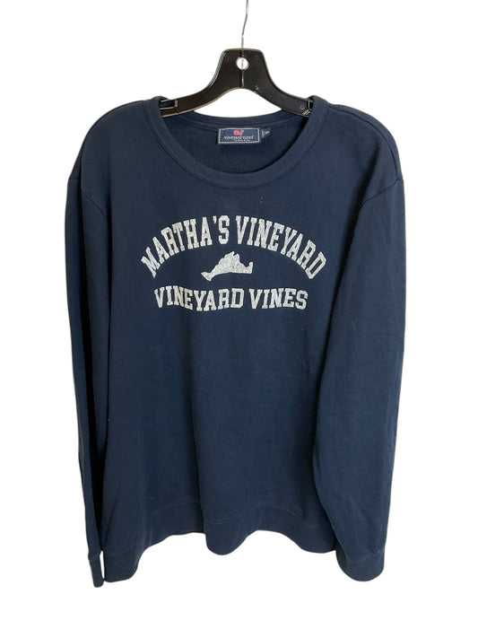 Sweatshirt Crewneck By Vineyard Vines In Blue, Size: 2x