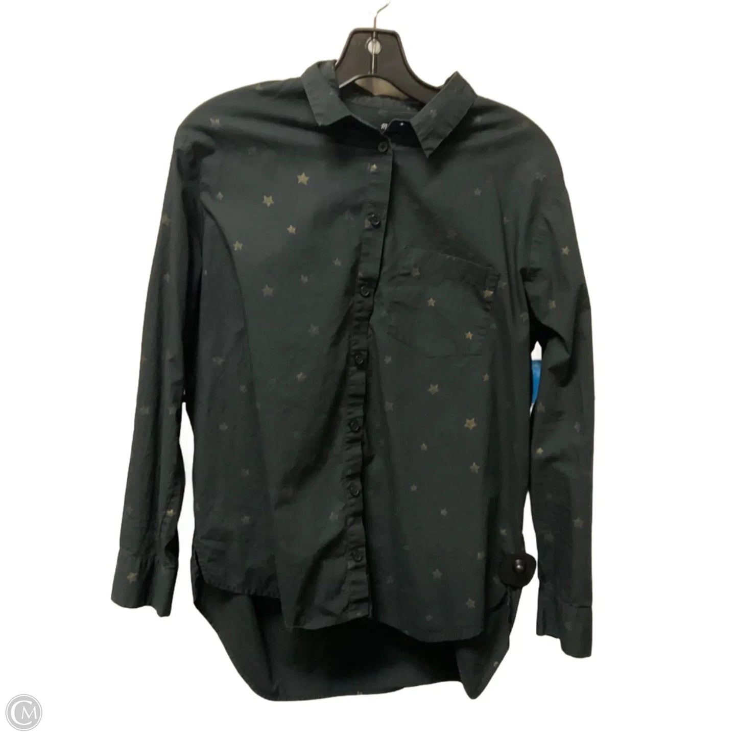 Top Long Sleeve By Madewell In Black, Size: M