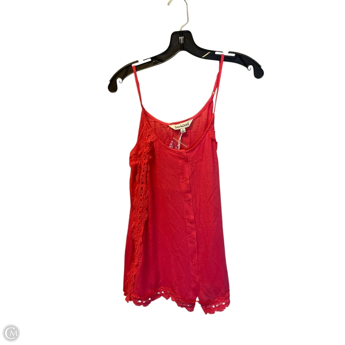 Top Sleeveless By Davi & Dani In Pink, Size: S