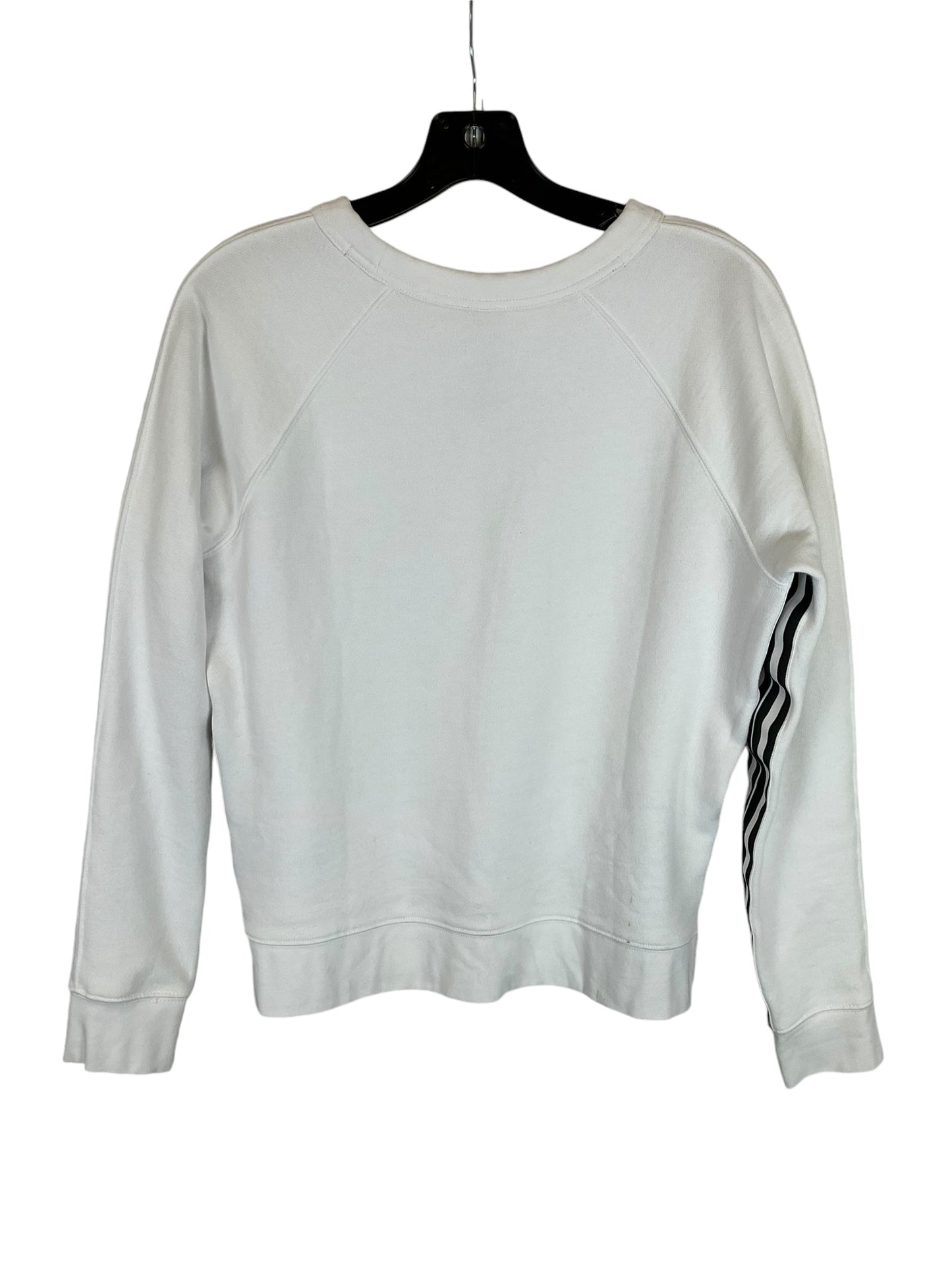 Athletic Top Long Sleeve Crewneck By Athleta In White, Size: S