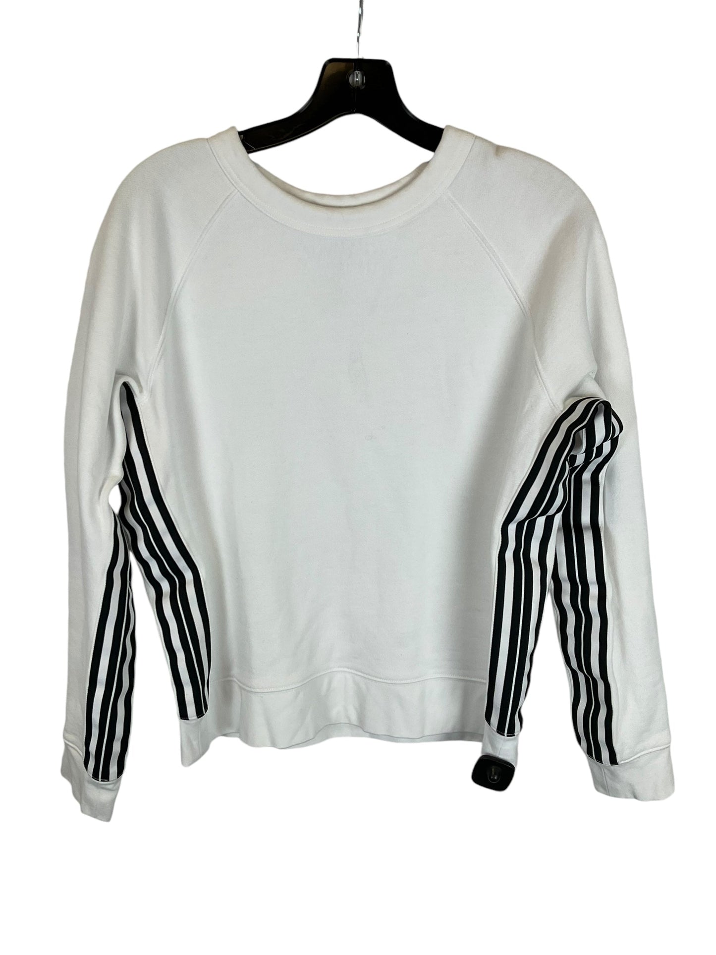 Athletic Top Long Sleeve Crewneck By Athleta In White, Size: S