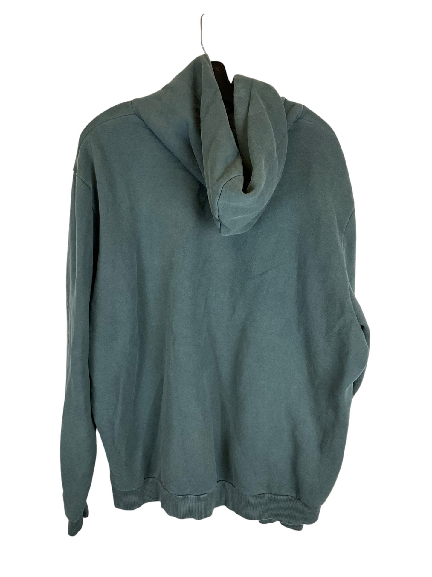 Sweatshirt Hoodie By Puma In Teal, Size: Xxl