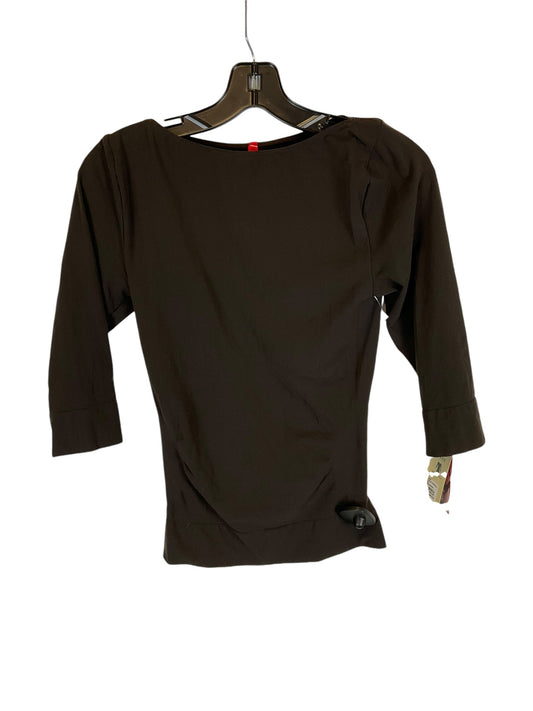 Top Long Sleeve By Spanx In Brown, Size: 2x