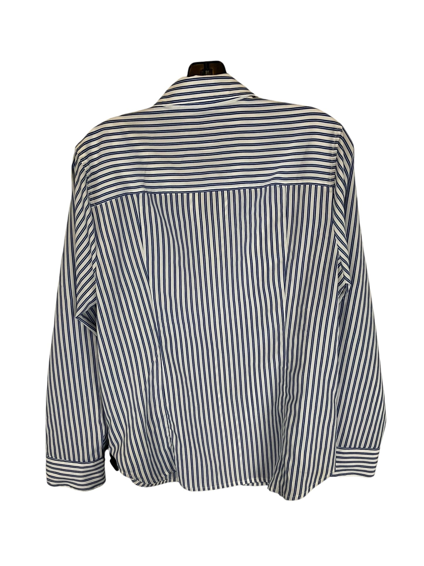 Top Long Sleeve By Michael By Michael Kors In Striped Pattern, Size: L