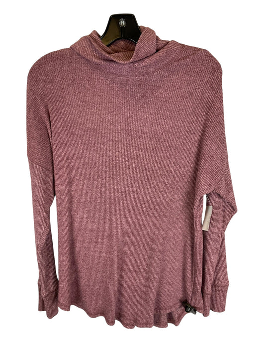 Top Long Sleeve By American Eagle In Pink, Size: Xs