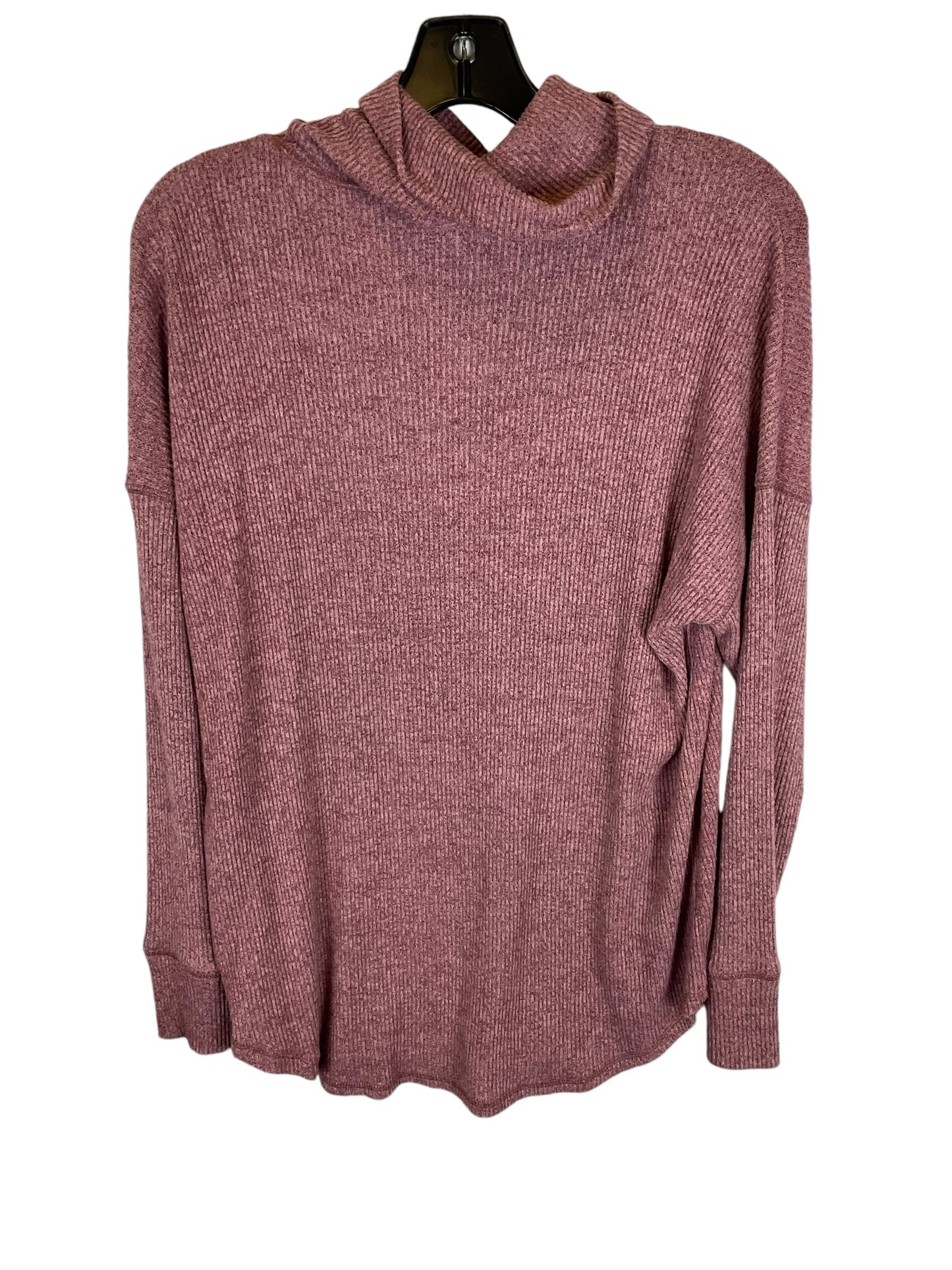 Top Long Sleeve By American Eagle In Pink, Size: Xs