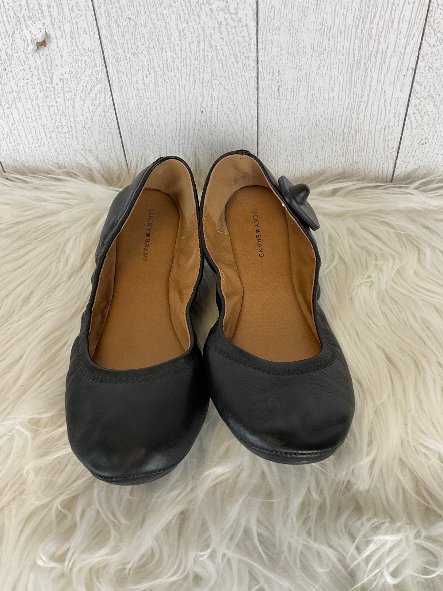 Shoes Flats By Lucky Brand In Black, Size: 10