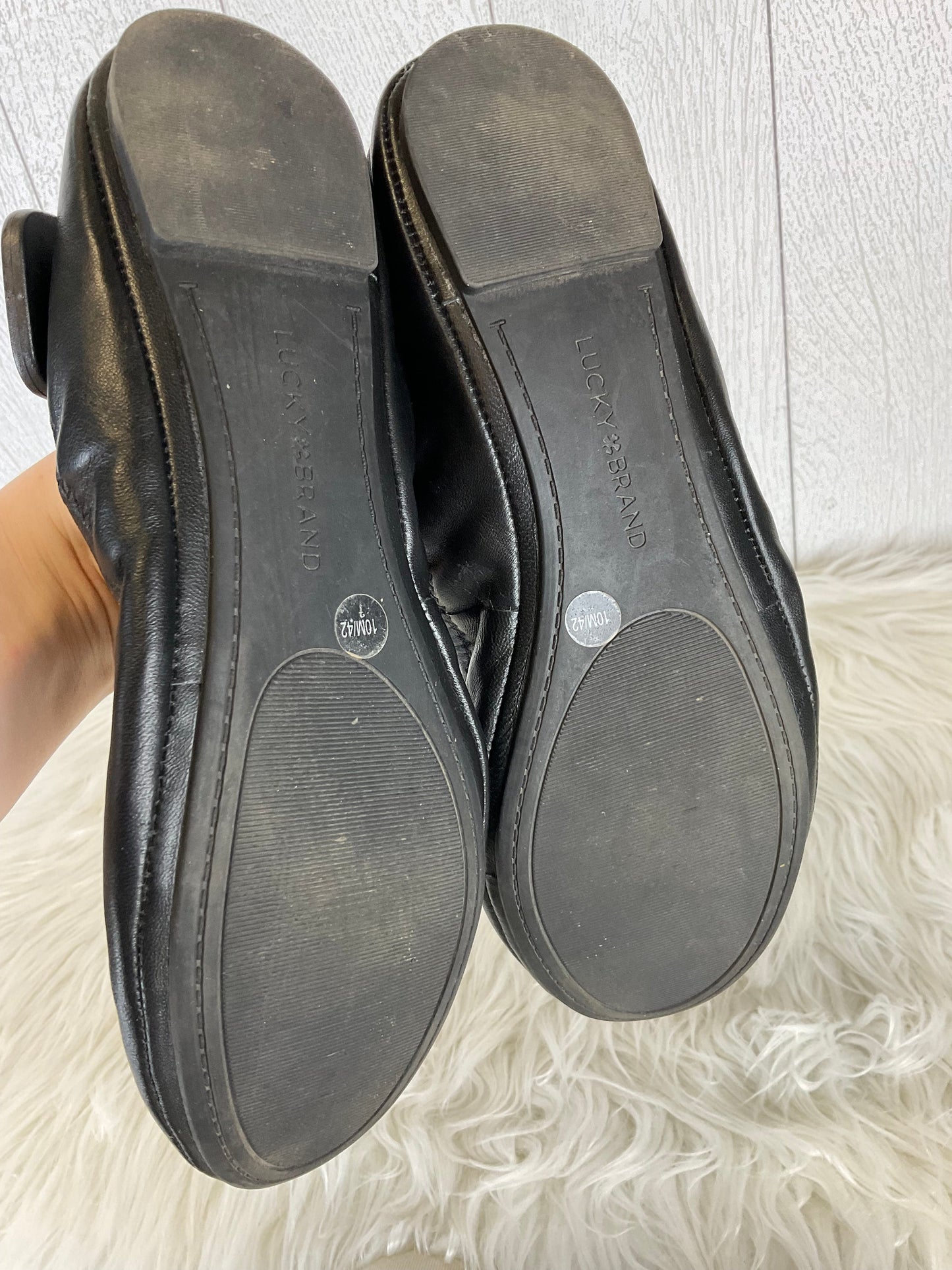 Shoes Flats By Lucky Brand In Black, Size: 10