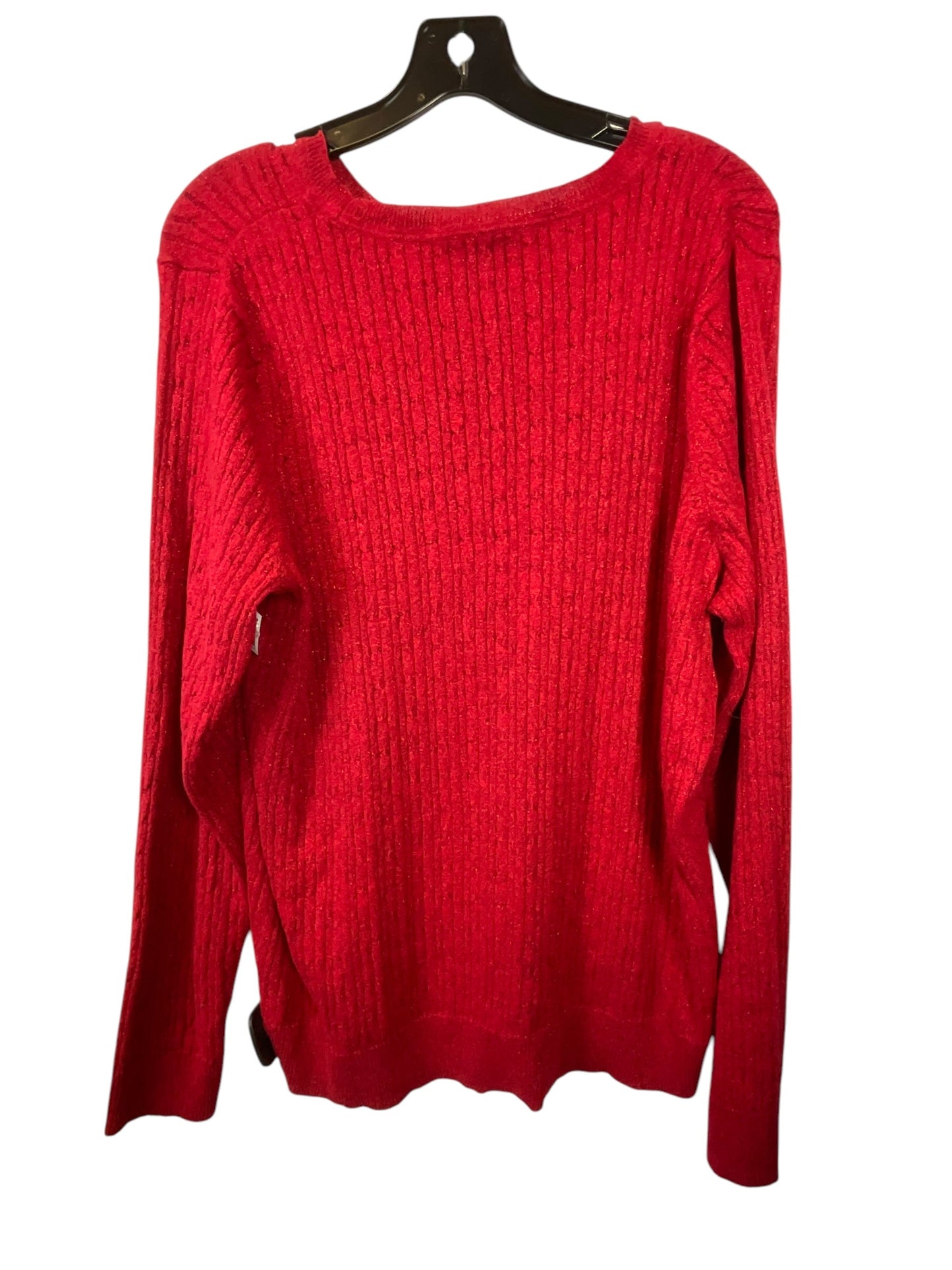 Sweater By Kim Rogers In Red