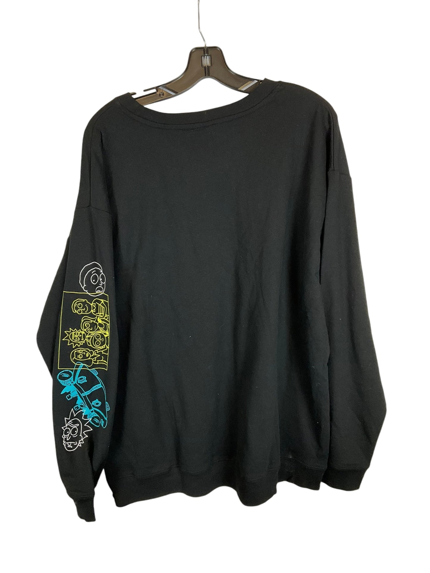 Sweatshirt Crewneck By Clothes Mentor In Black