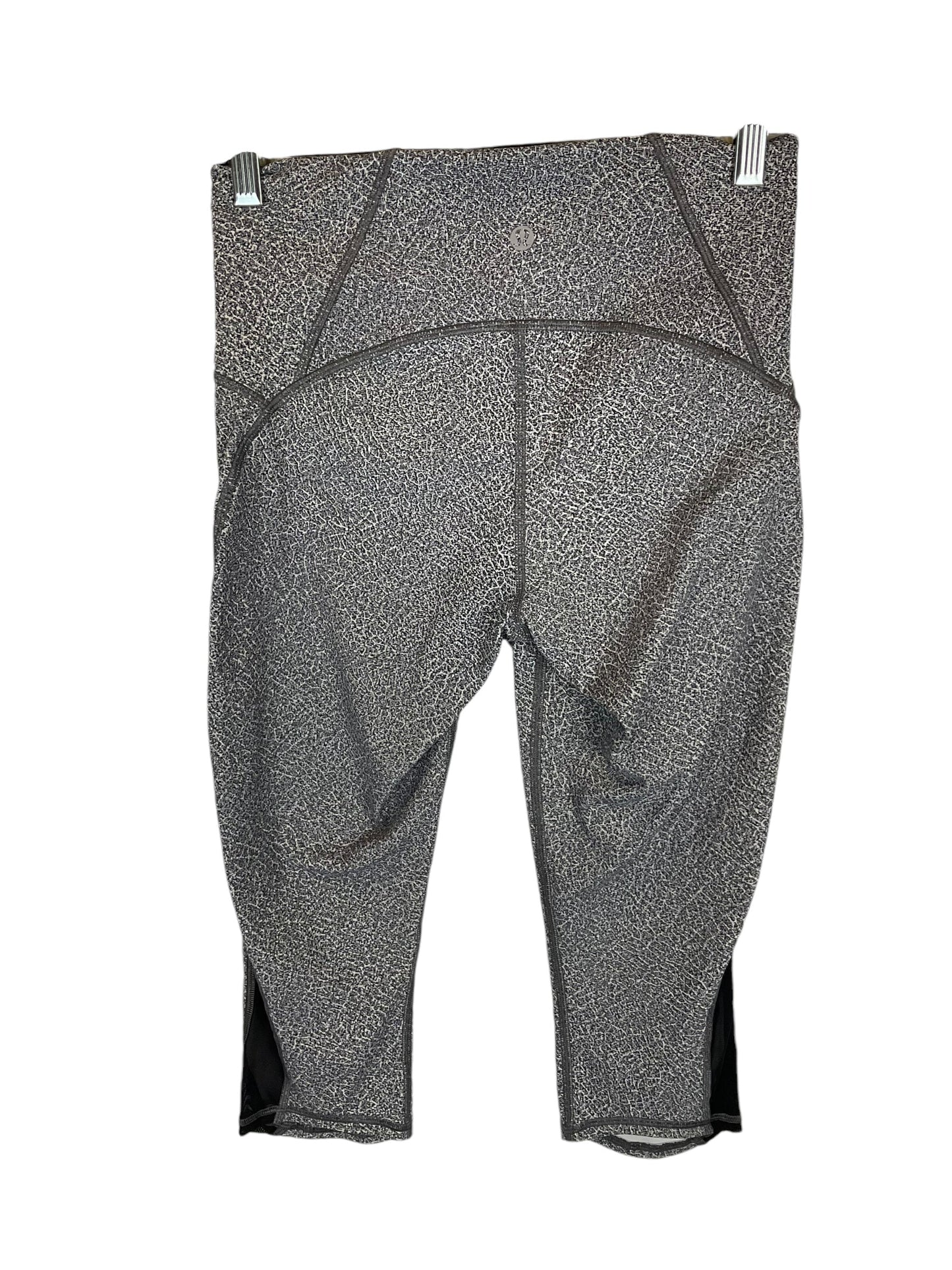 Athletic Capris By Lululemon In Grey, Size: 6