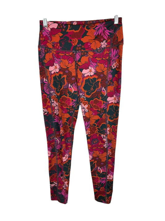 Athletic Leggings By Free People In Floral Print, Size: Xs