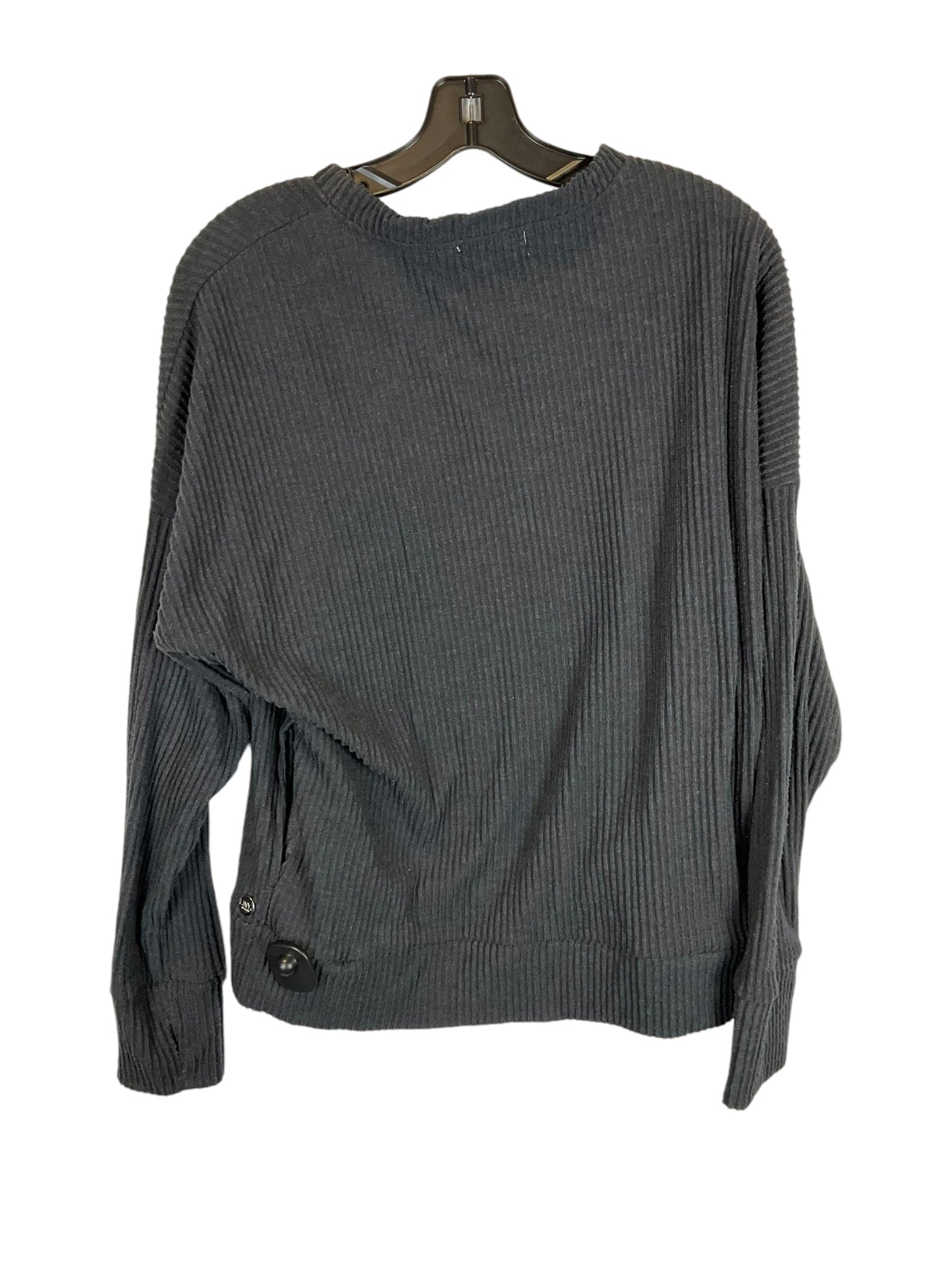 Top Long Sleeve By Jones New York In Grey, Size: L