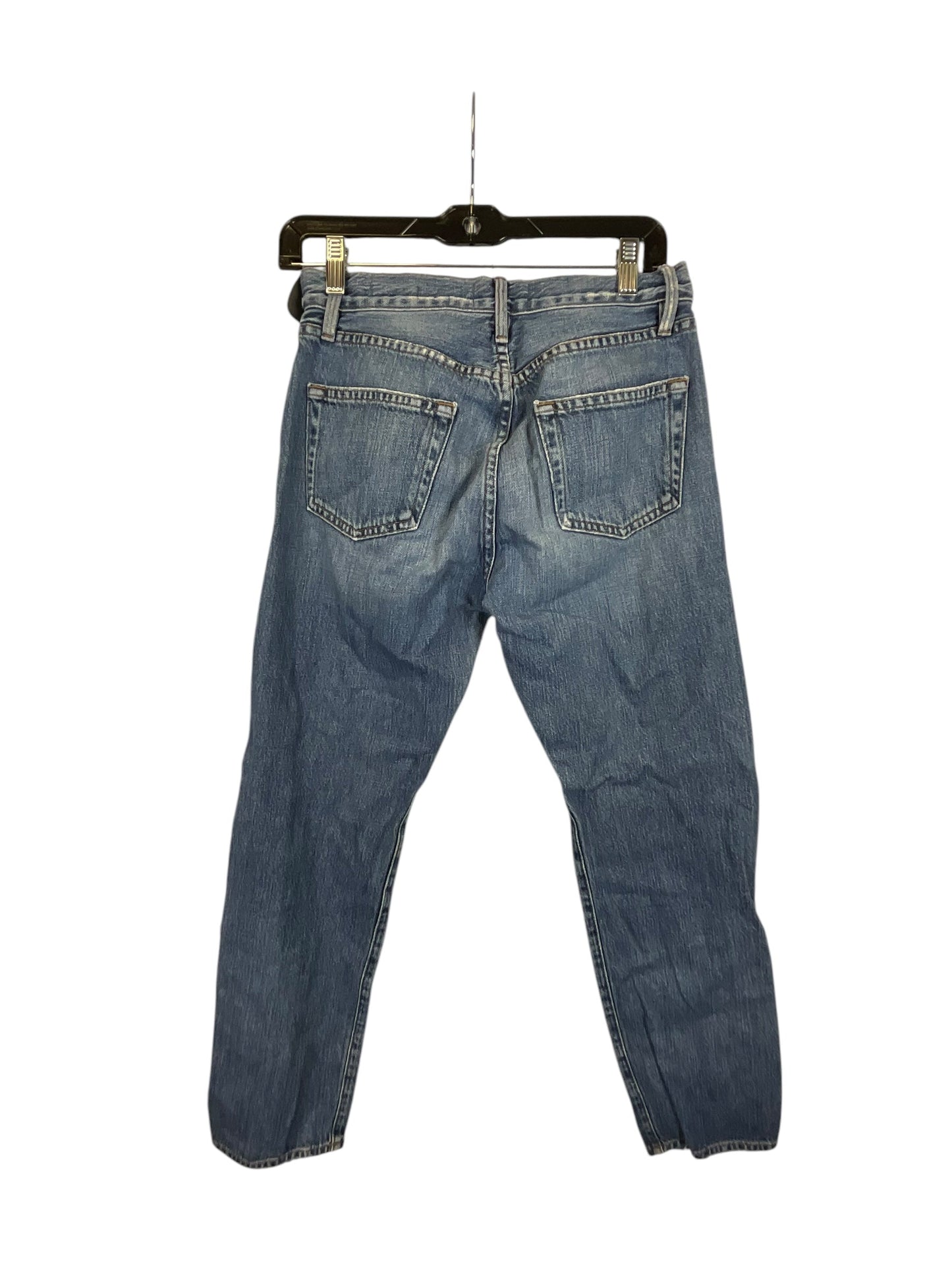 Jeans Skinny By Frame In Blue Denim, Size: 2