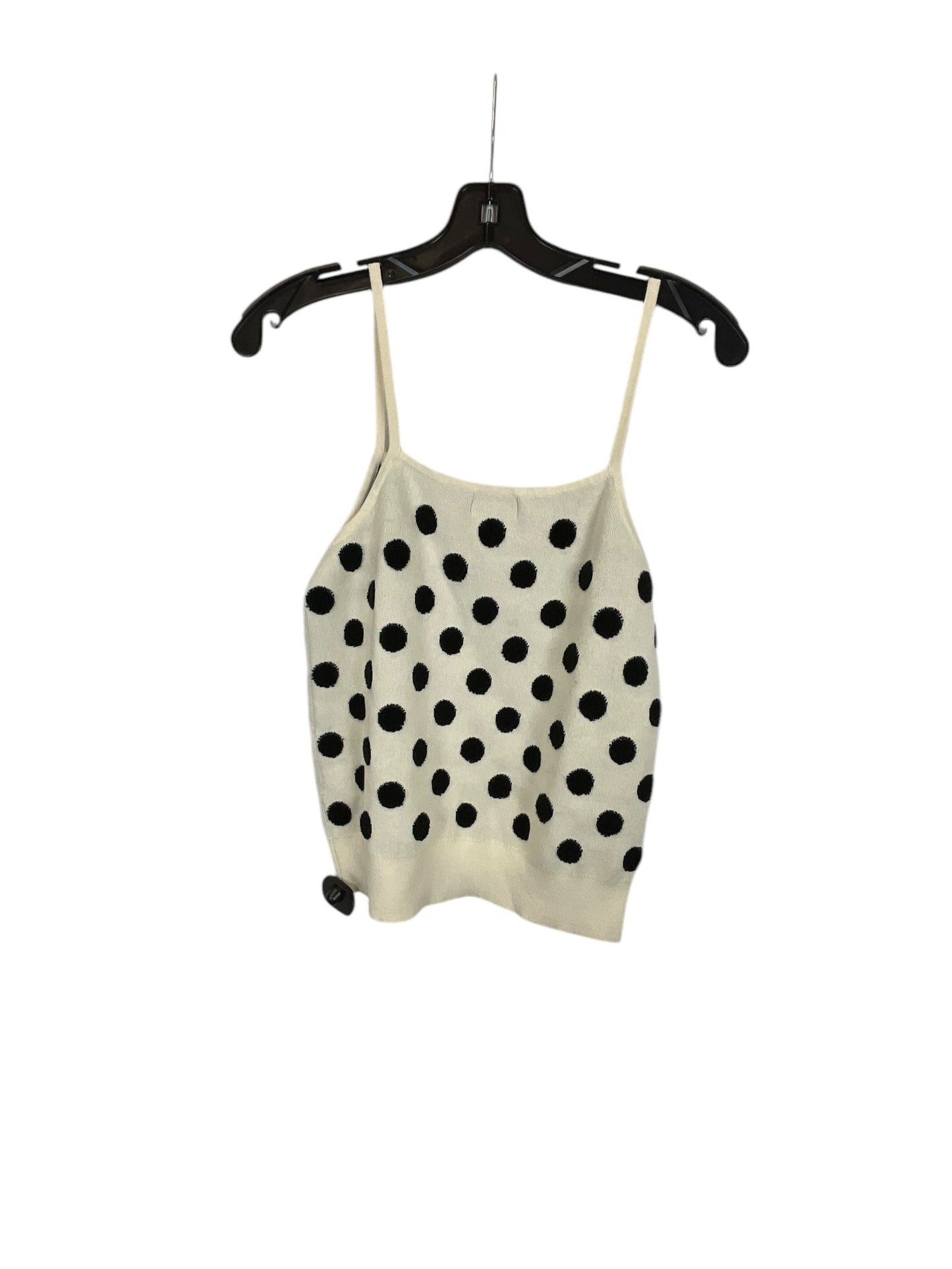 Top Sleeveless By Maeve In Polkadot Pattern, Size: S