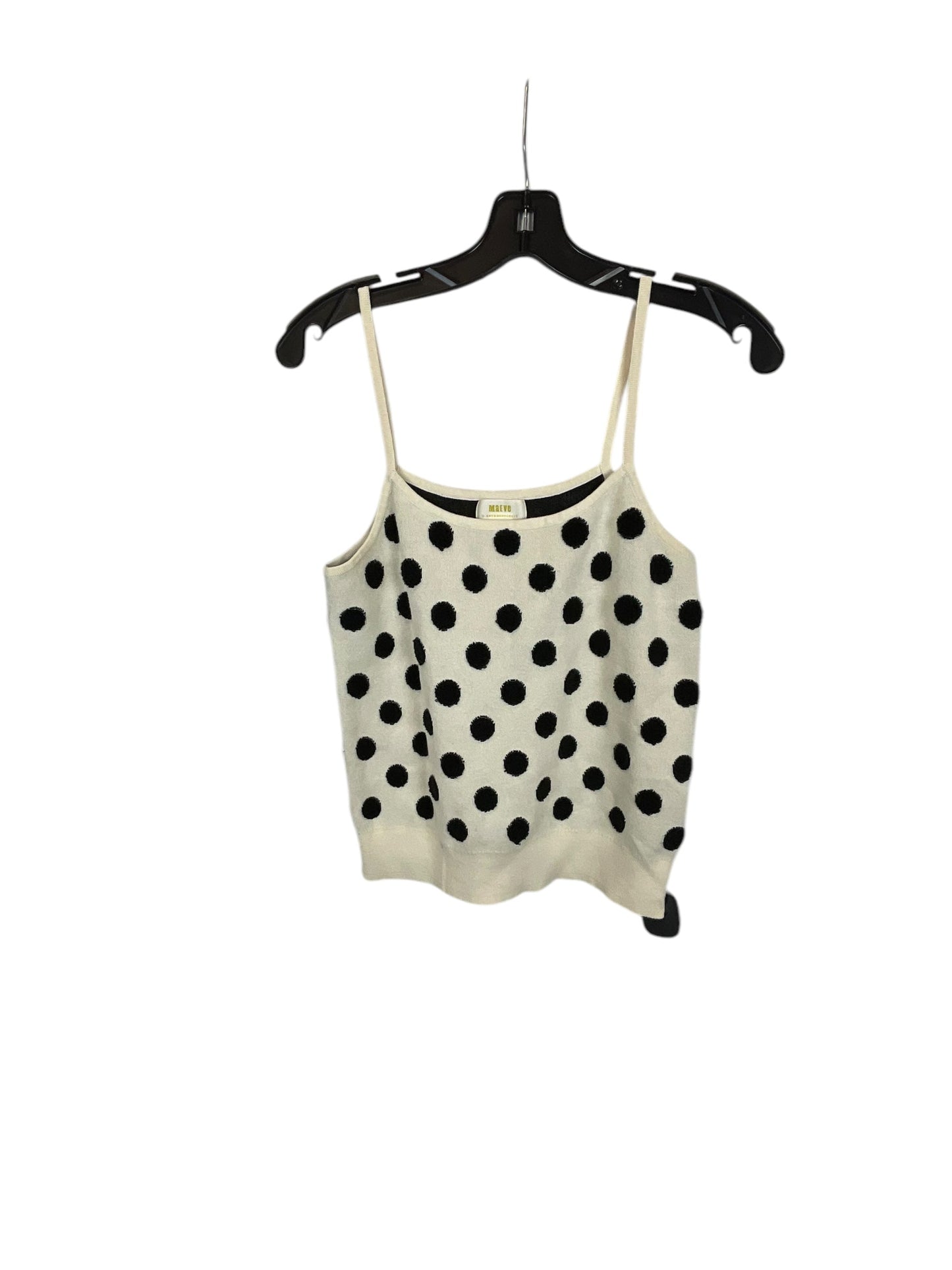 Top Sleeveless By Maeve In Polkadot Pattern, Size: S