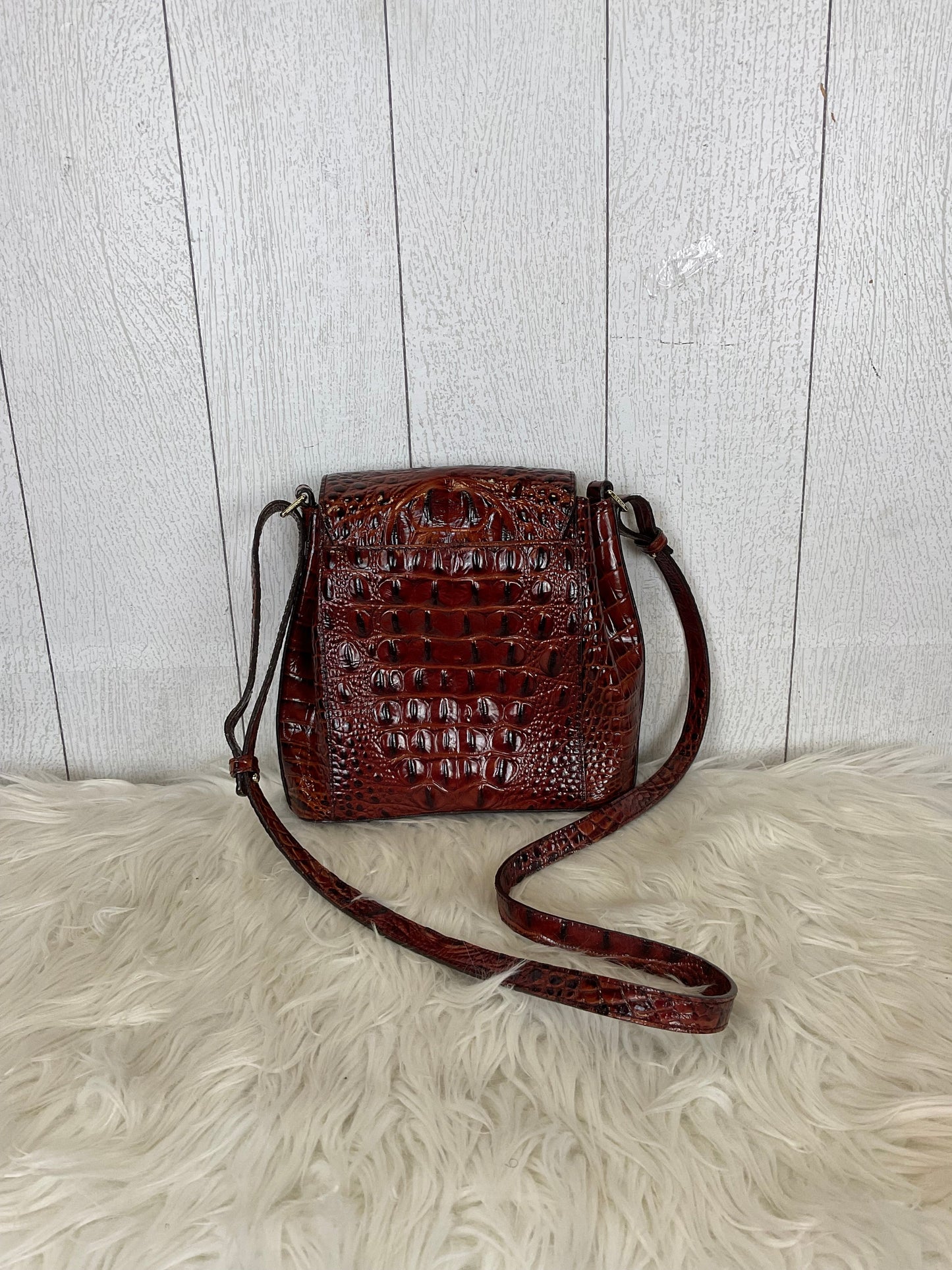 Crossbody Designer By Brahmin, Size: Small