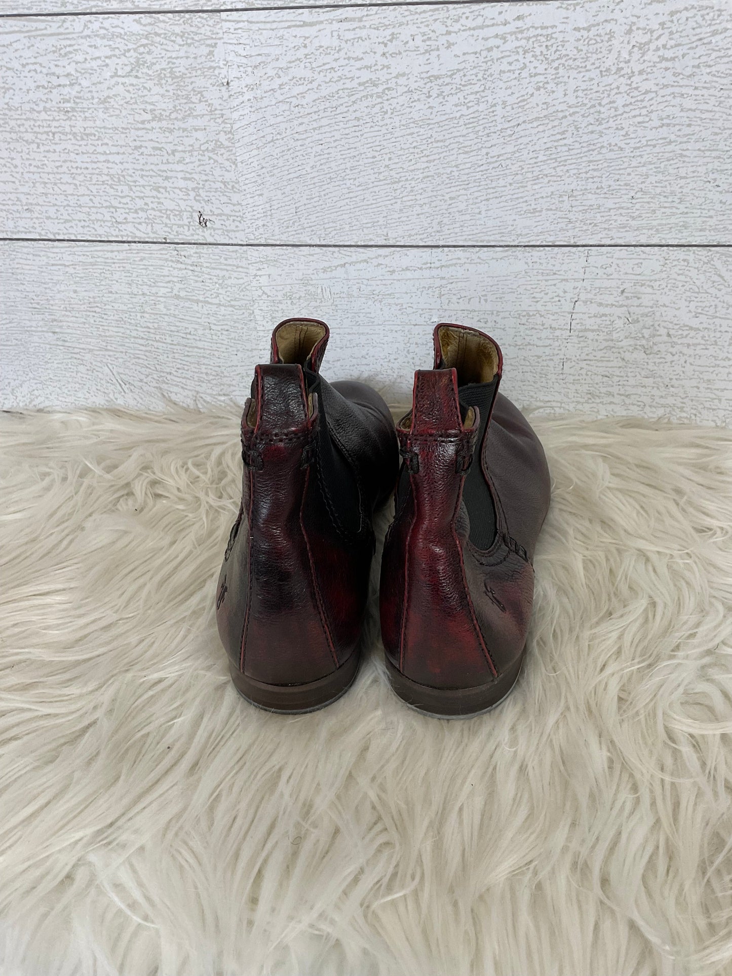 Boots Designer By Frye In Red, Size: 9