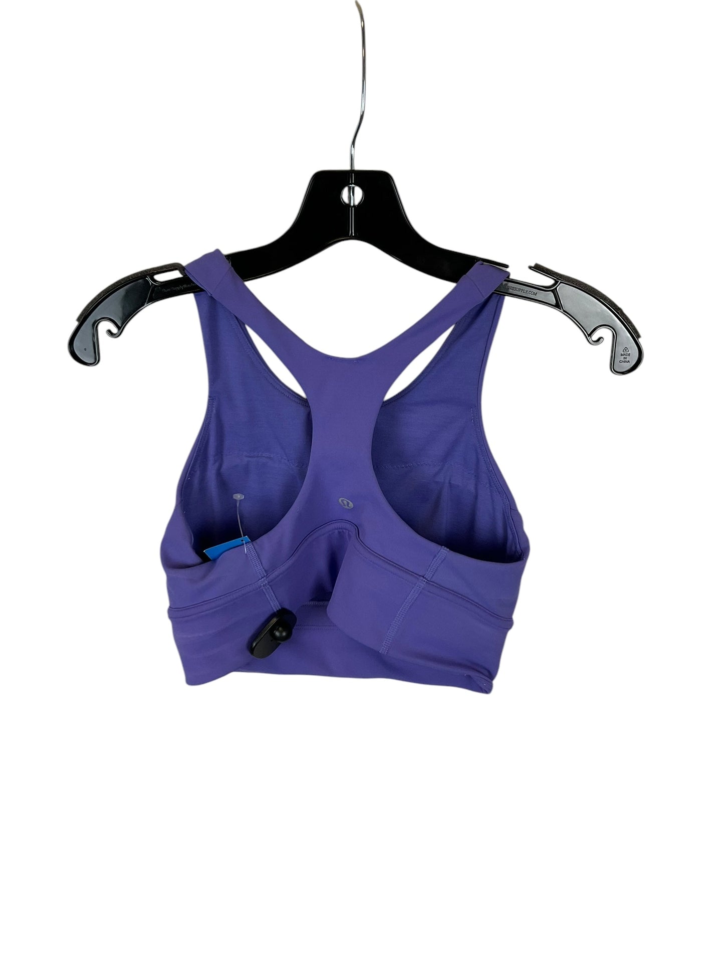 Athletic Bra By Lululemon In Purple, Size: 8