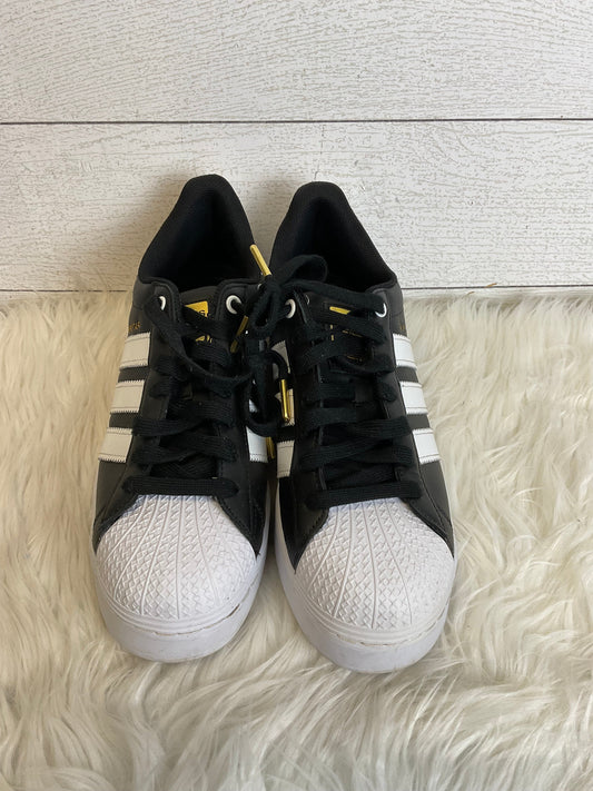 Shoes Sneakers By Adidas In Black & White, Size: 9.5