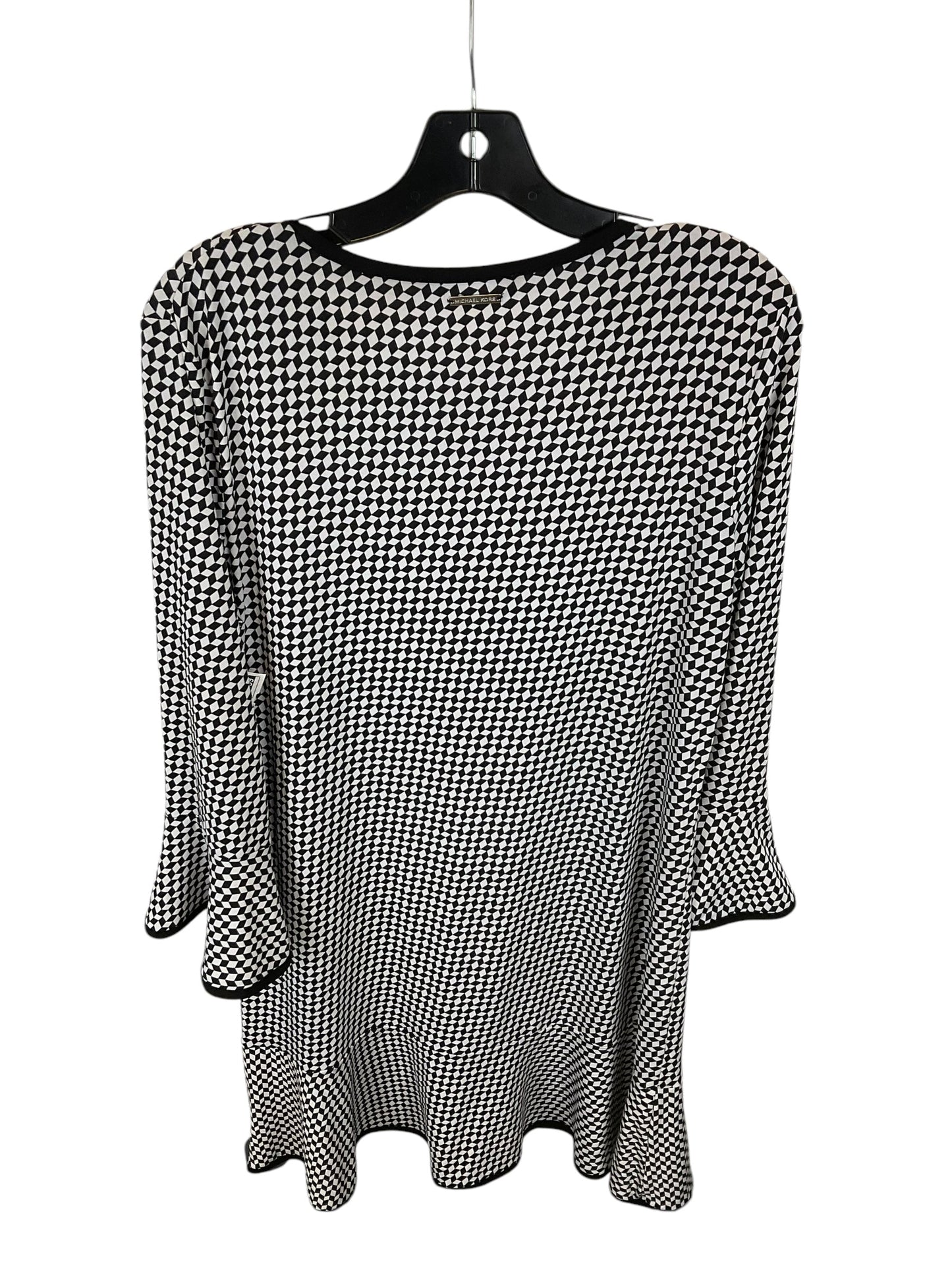 Dress Designer By Michael By Michael Kors In Black & White, Size: L