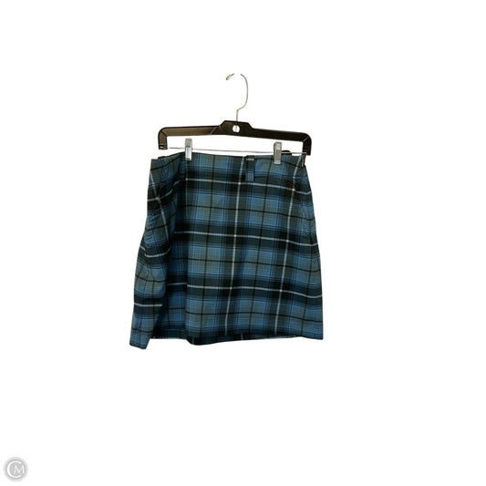 Skort By Nike Apparel In Plaid Pattern, Size: M