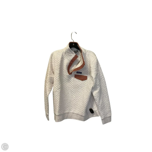 Sweatshirt Collar By Patagonia In Cream, Size: Xl