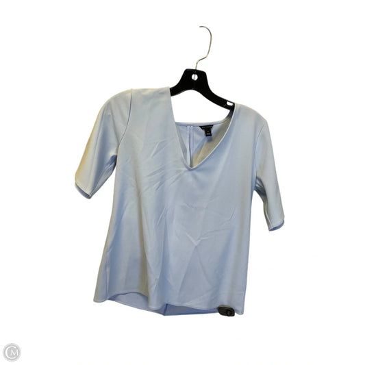 Top Short Sleeve By Ann Taylor In Blue, Size: Xs