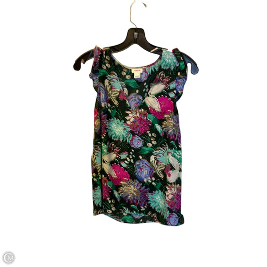 Top Sleeveless By J. Crew In Floral Print, Size: 2