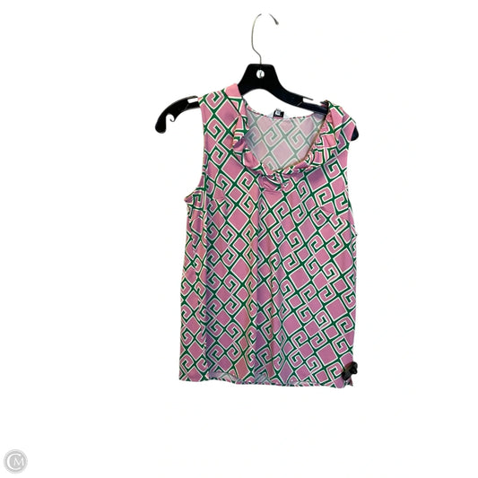 Top Sleeveless By Crown And Ivy In Pink, Size: S