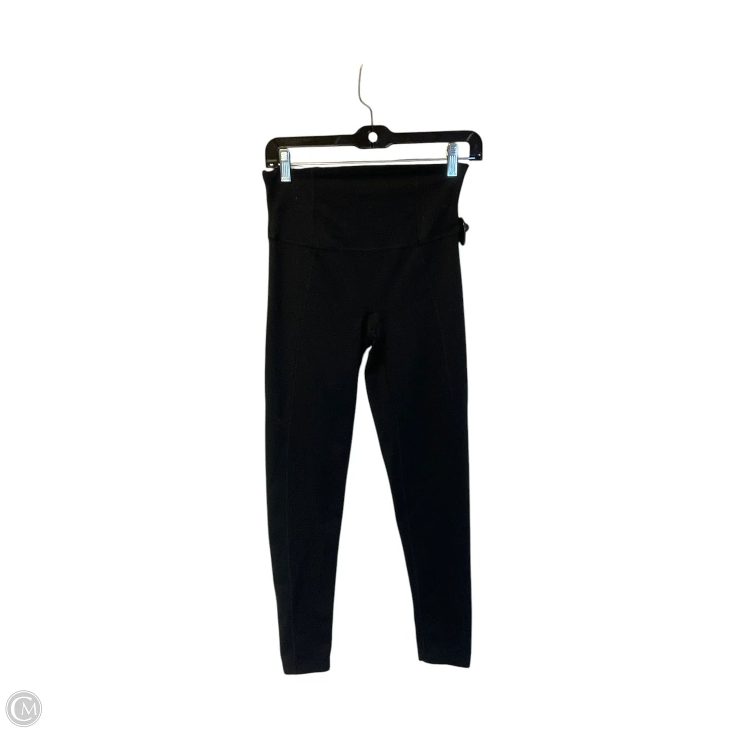 Athletic Leggings By Spanx In Black, Size: L