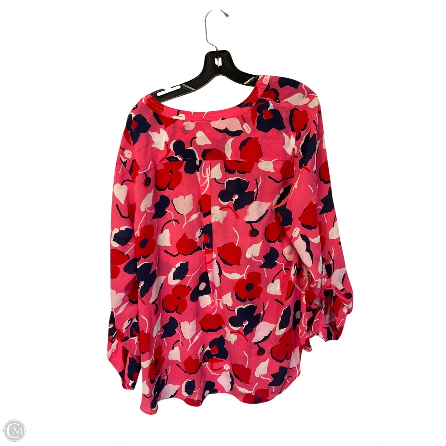 Top Long Sleeve By Talbots In Pink, Size: Xl