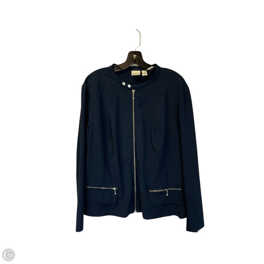 Jacket Other By Chicos In Navy, Size: L