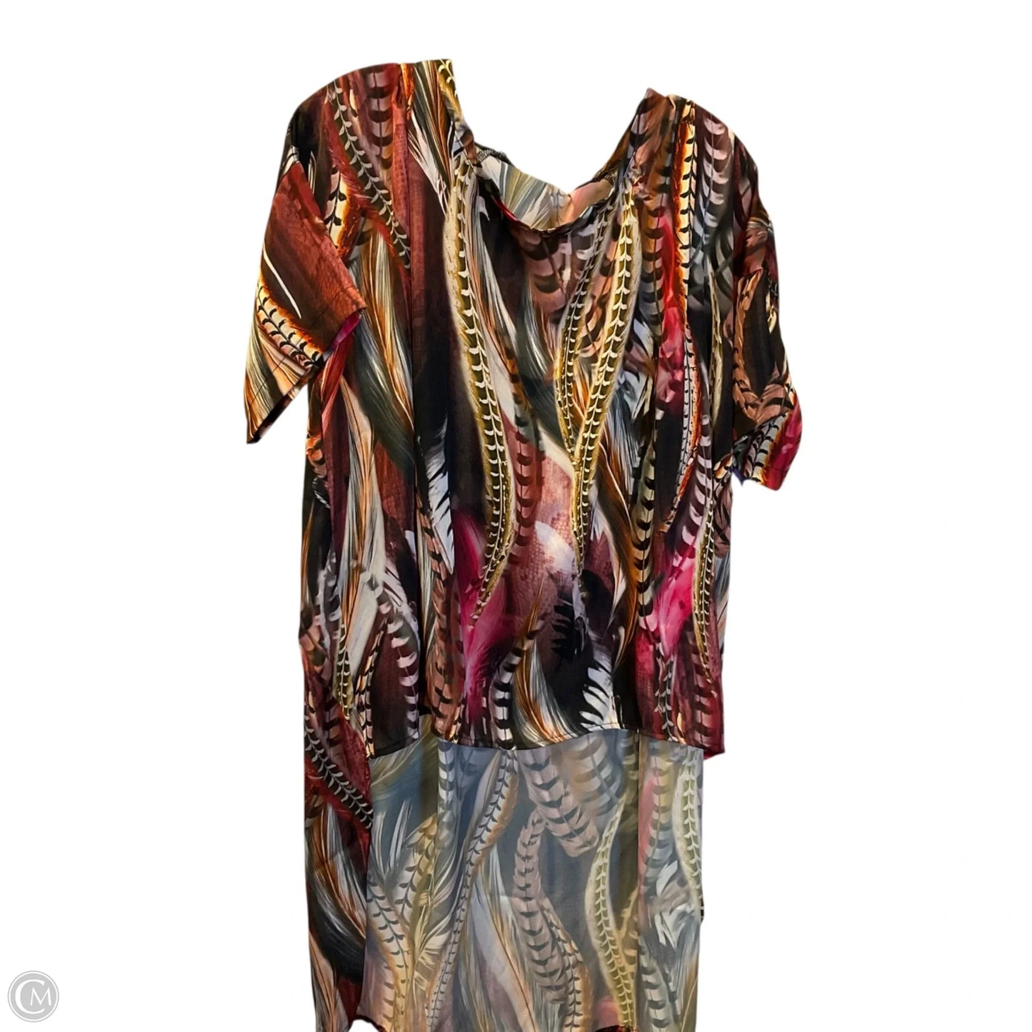 Top Short Sleeve By Cmc In Red, Size: S