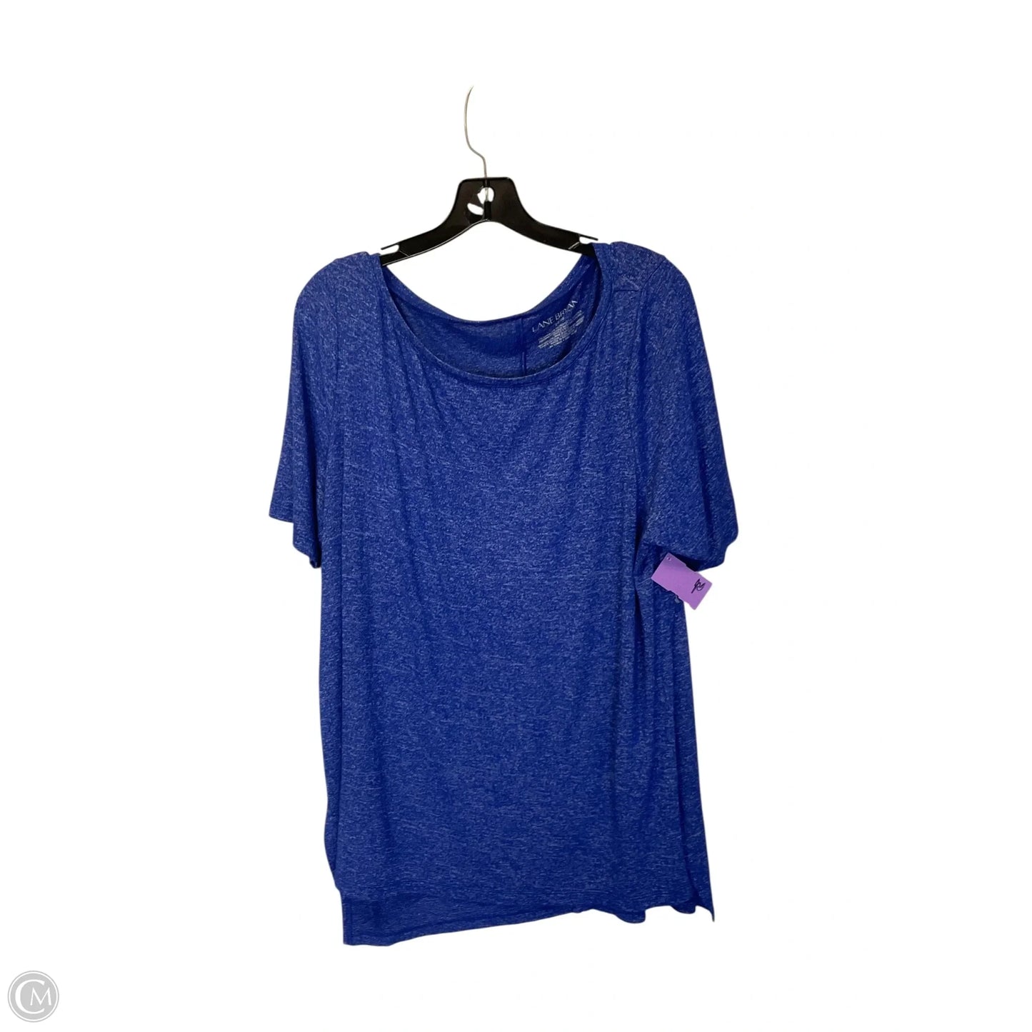 Top Short Sleeve By Lane Bryant In Blue, Size: Xl