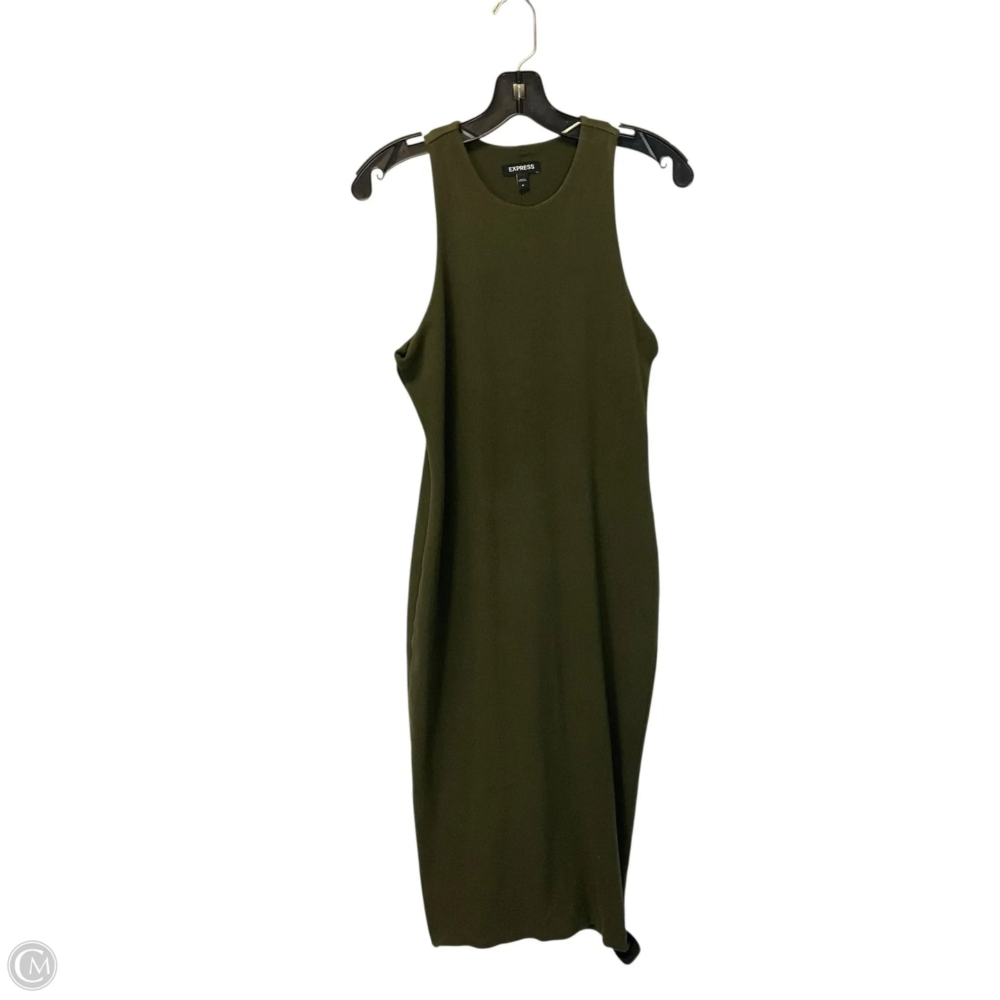 Dress Casual Maxi By Express In Green, Size: M