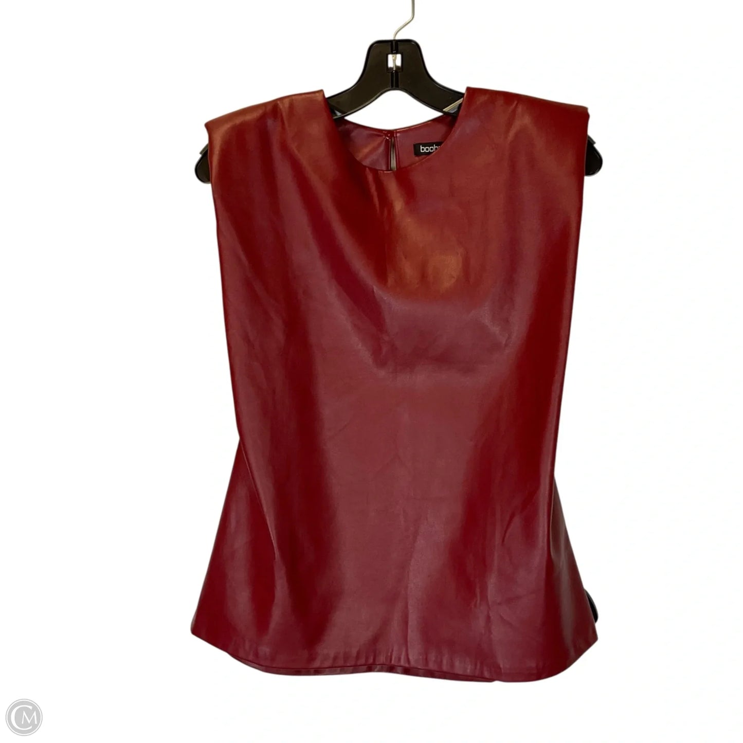 Top Sleeveless By Boohoo Boutique In Red, Size: S