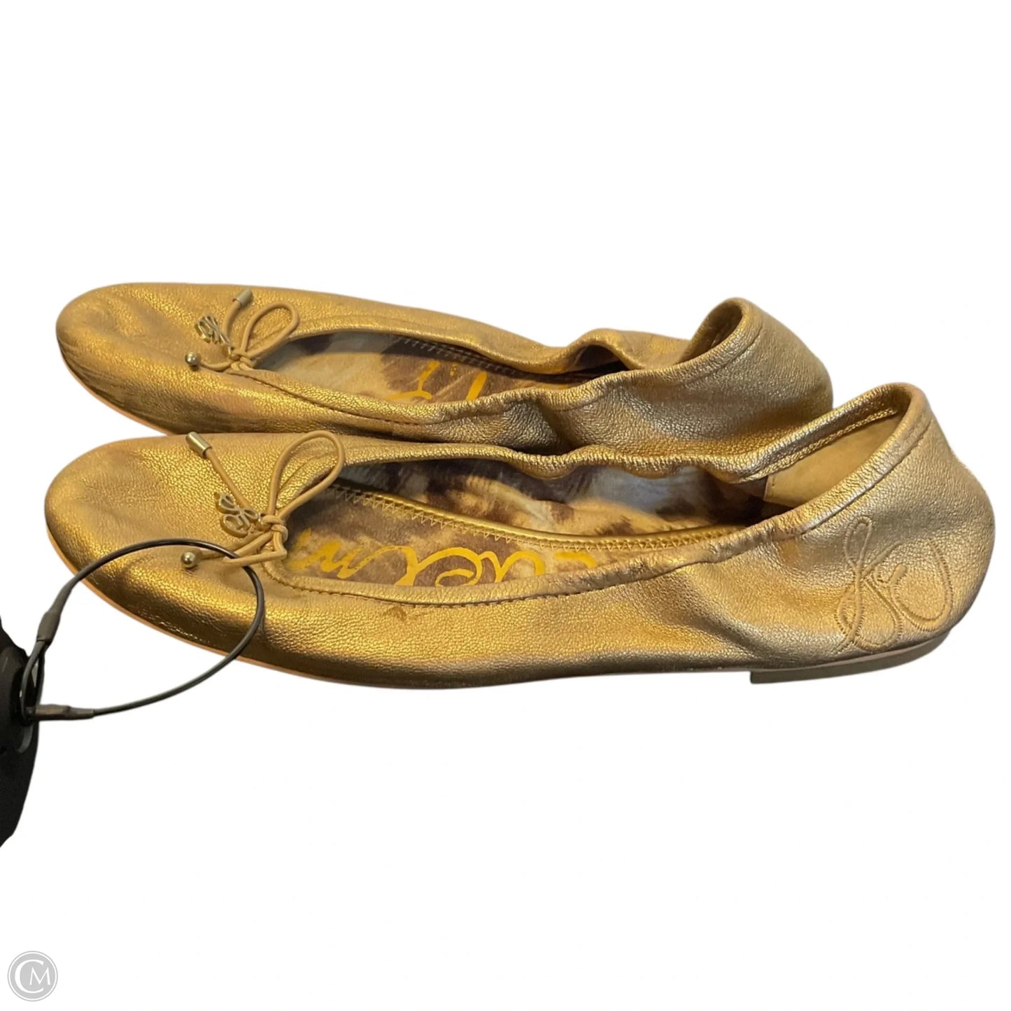 Shoes Flats By Sam Edelman In Gold, Size: 6