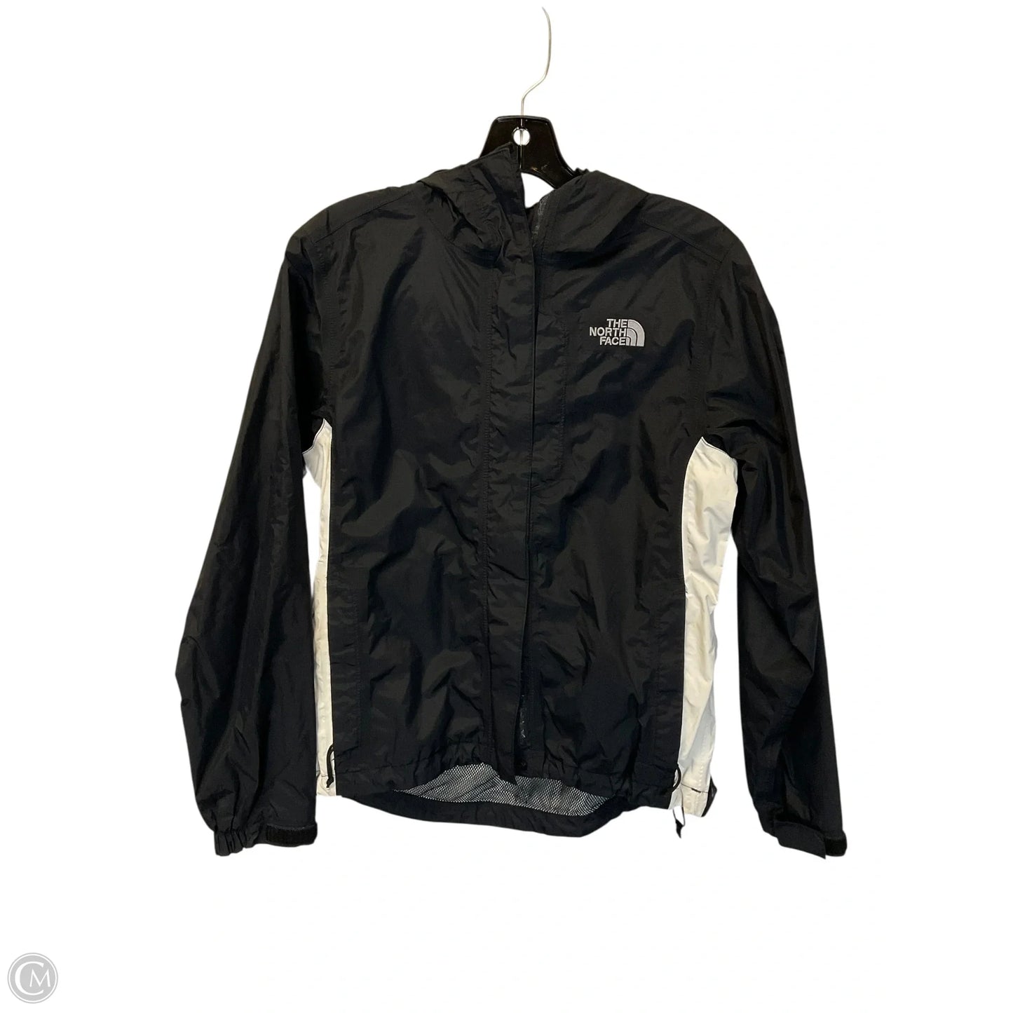 Athletic Jacket By The North Face In Black & White, Size: Xs