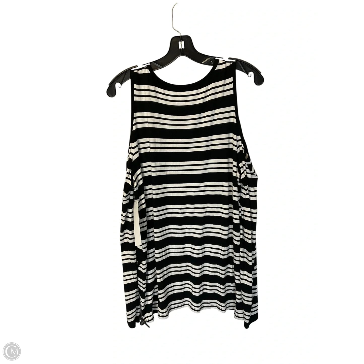 Top Long Sleeve By Michael By Michael Kors In Striped Pattern, Size: Xl