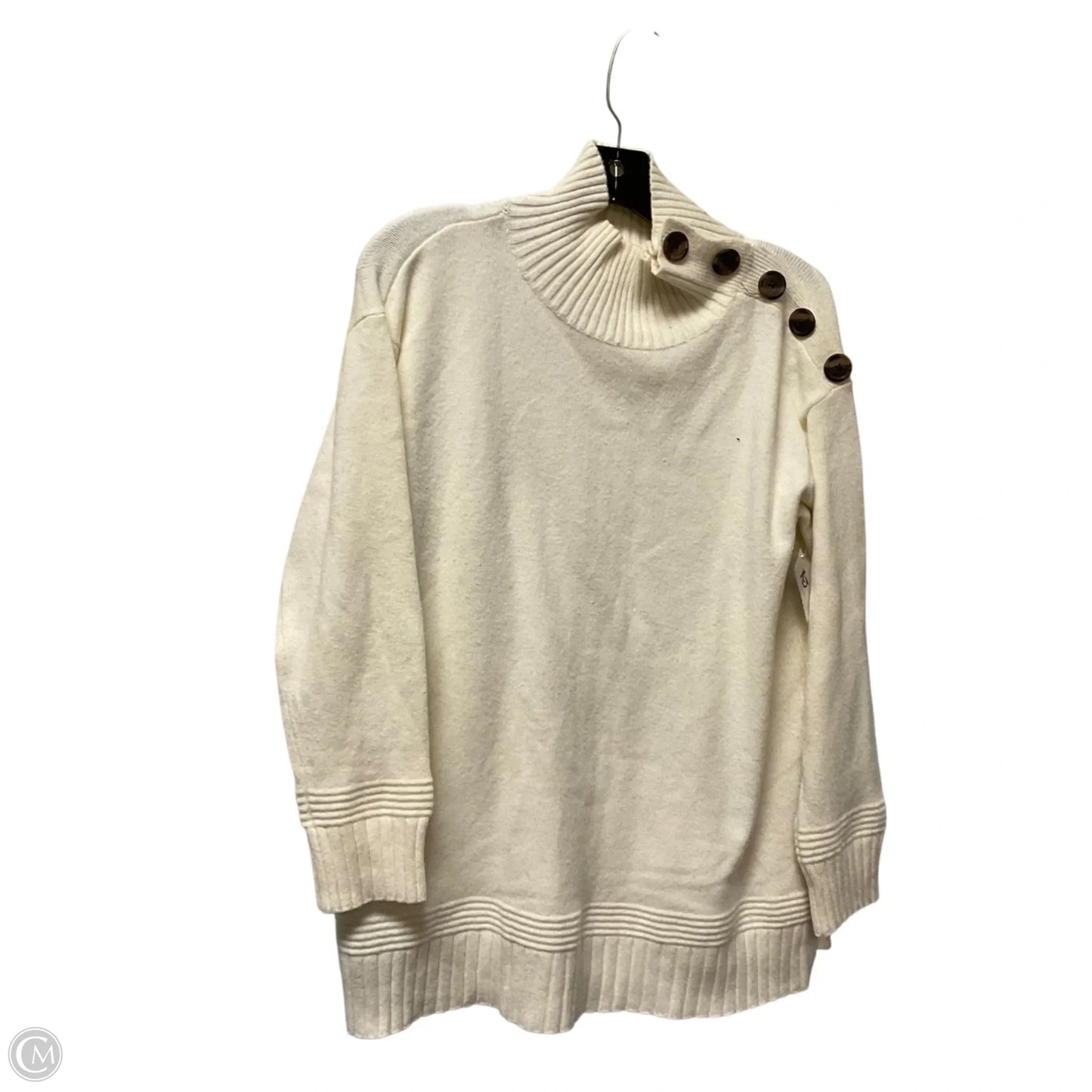 Sweater By Anthropologie In Cream, Size: S